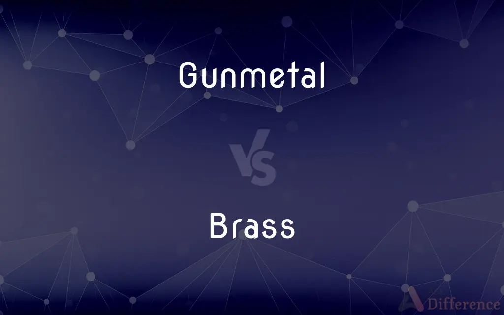Gunmetal vs. Brass — What's the Difference?