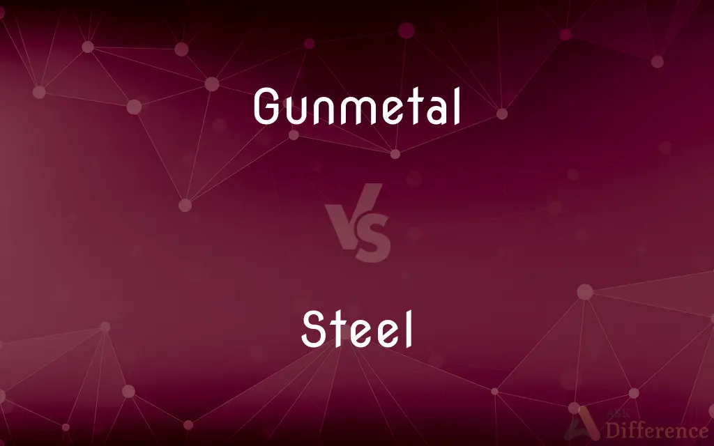 Gunmetal vs. Steel — What's the Difference?