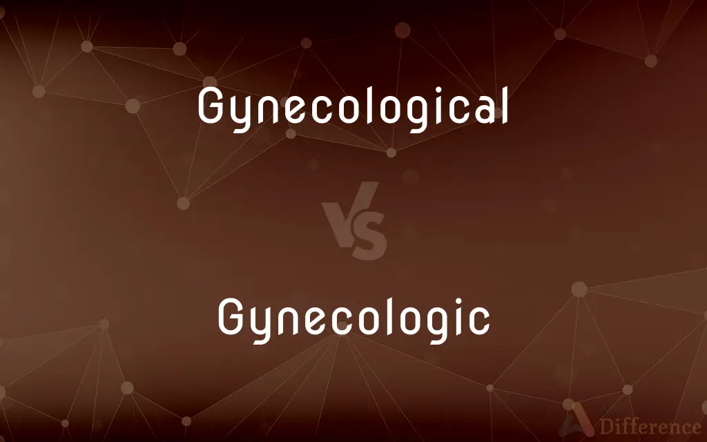Gynecological vs. Gynecologic — What's the Difference?