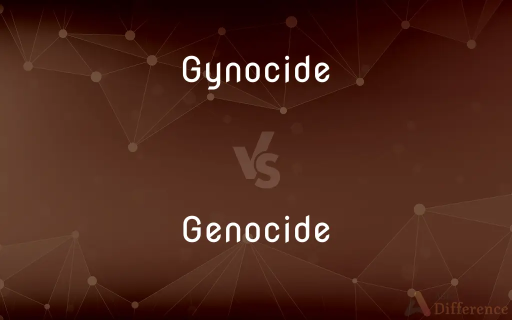 Gynocide vs. Genocide — What's the Difference?