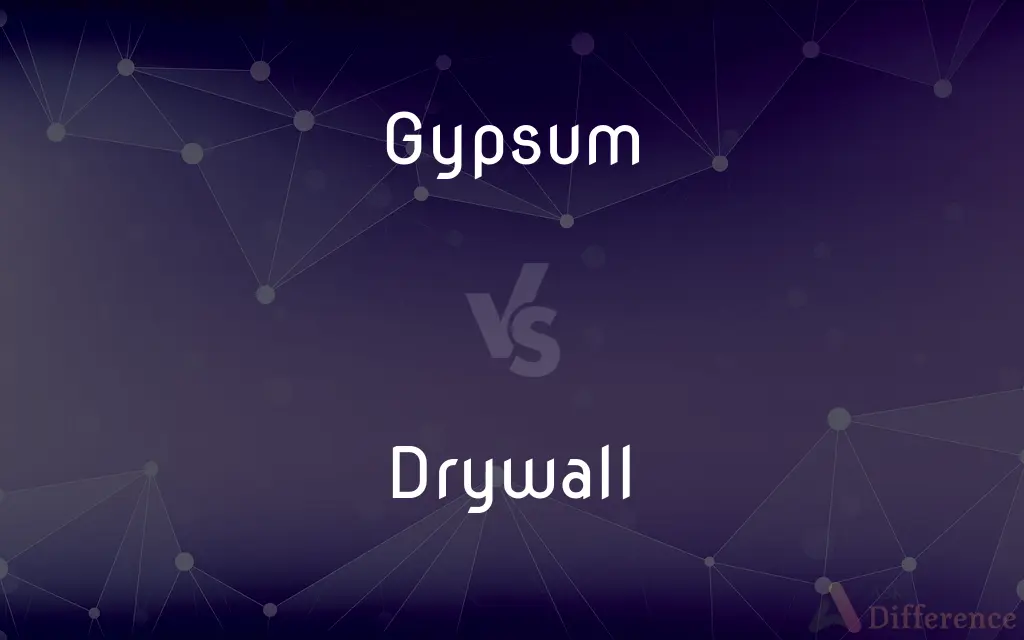Gypsum vs. Drywall — What's the Difference?