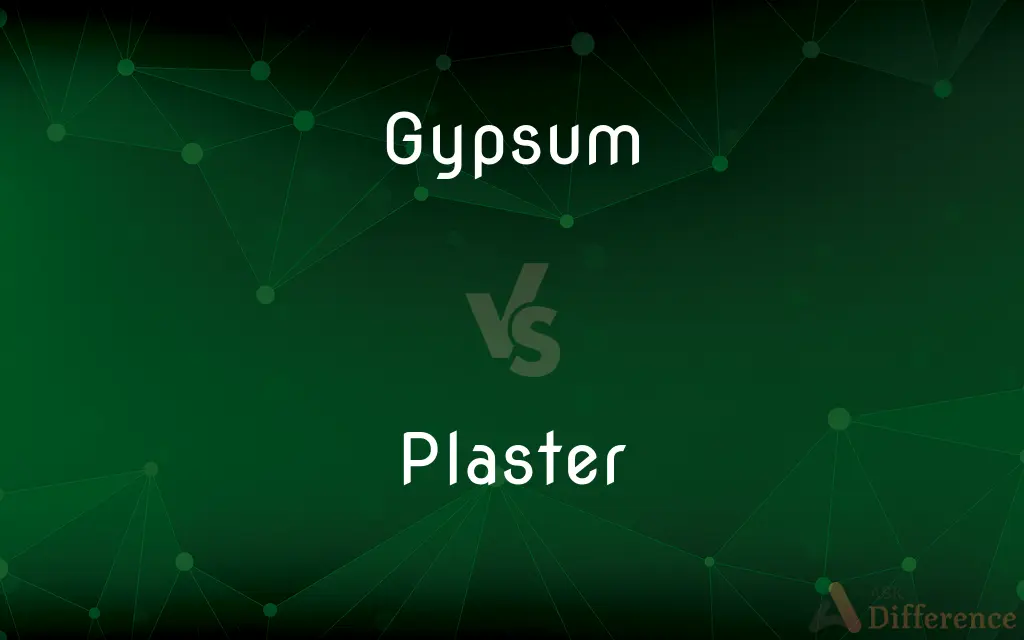 Gypsum vs. Plaster — What's the Difference?