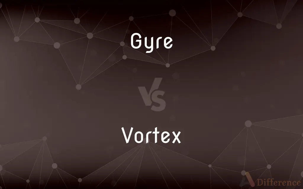 Gyre vs. Vortex — What's the Difference?