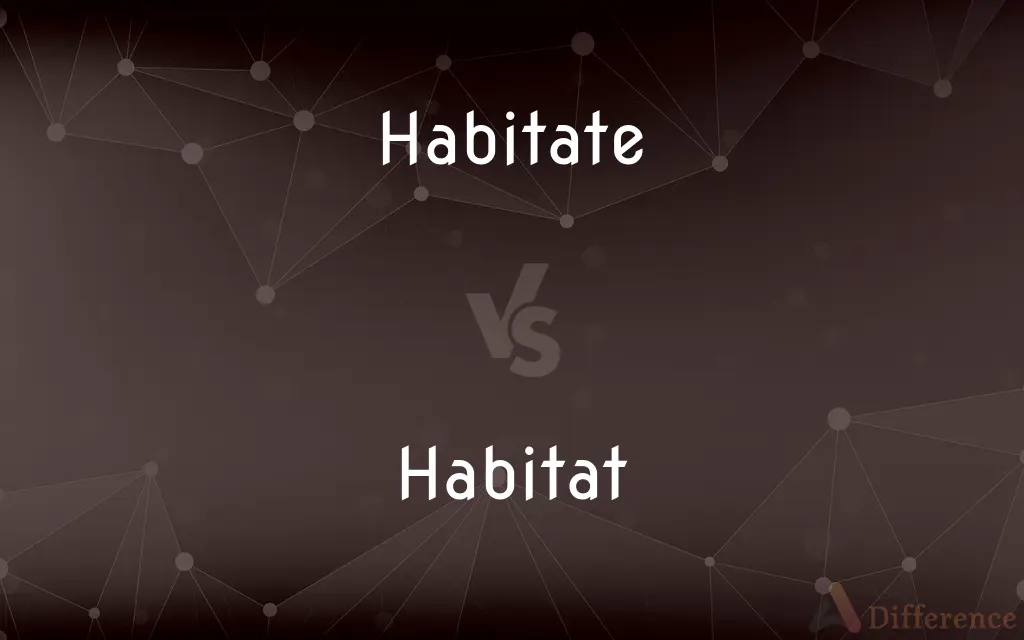Habitate vs. Habitat — Which is Correct Spelling?