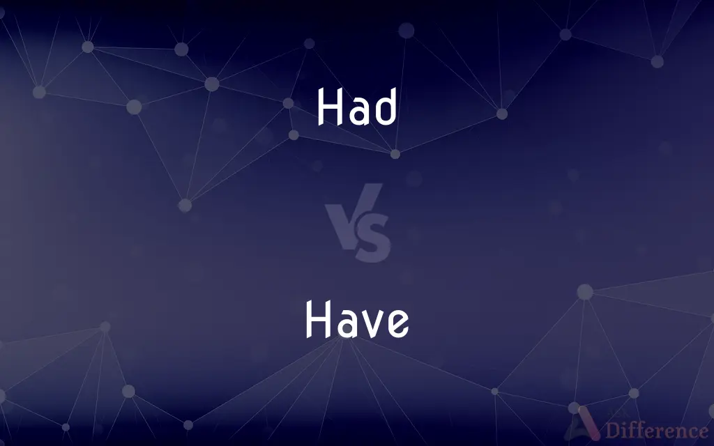 Had vs. Have — What's the Difference?