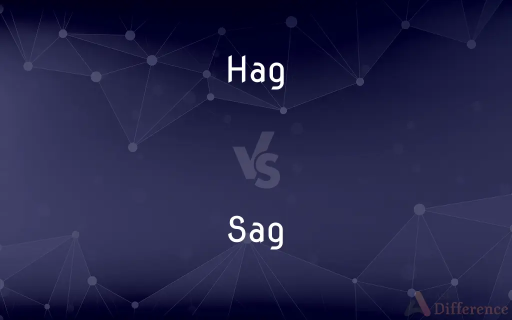 Hag vs. Sag — What's the Difference?
