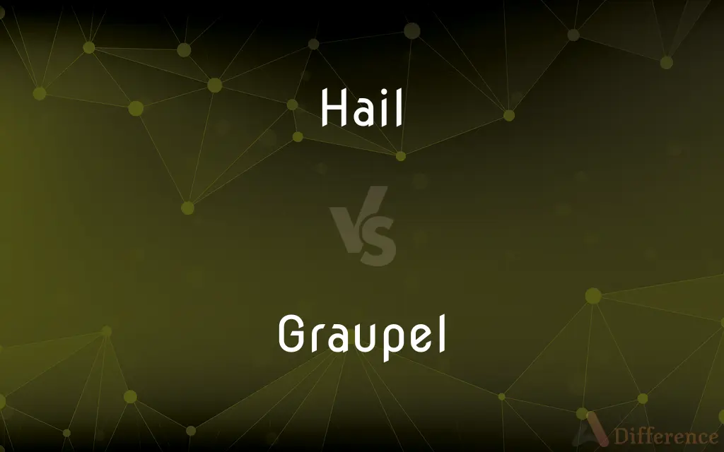Hail vs. Graupel — What's the Difference?