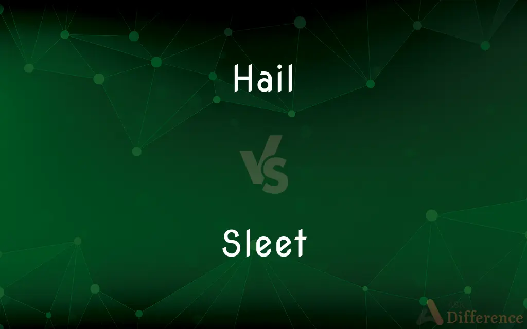 Hail vs. Sleet — What's the Difference?