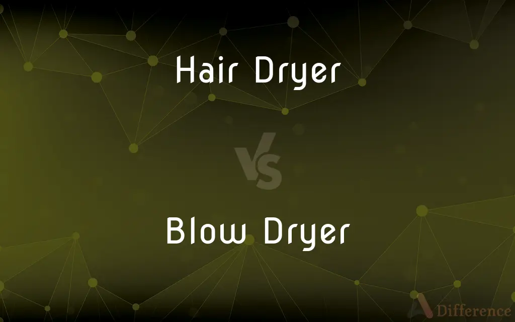 Hair Dryer vs. Blow Dryer — What's the Difference?