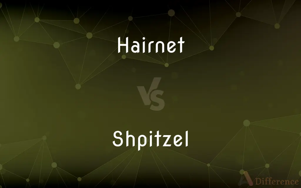 Hairnet vs. Shpitzel — What's the Difference?