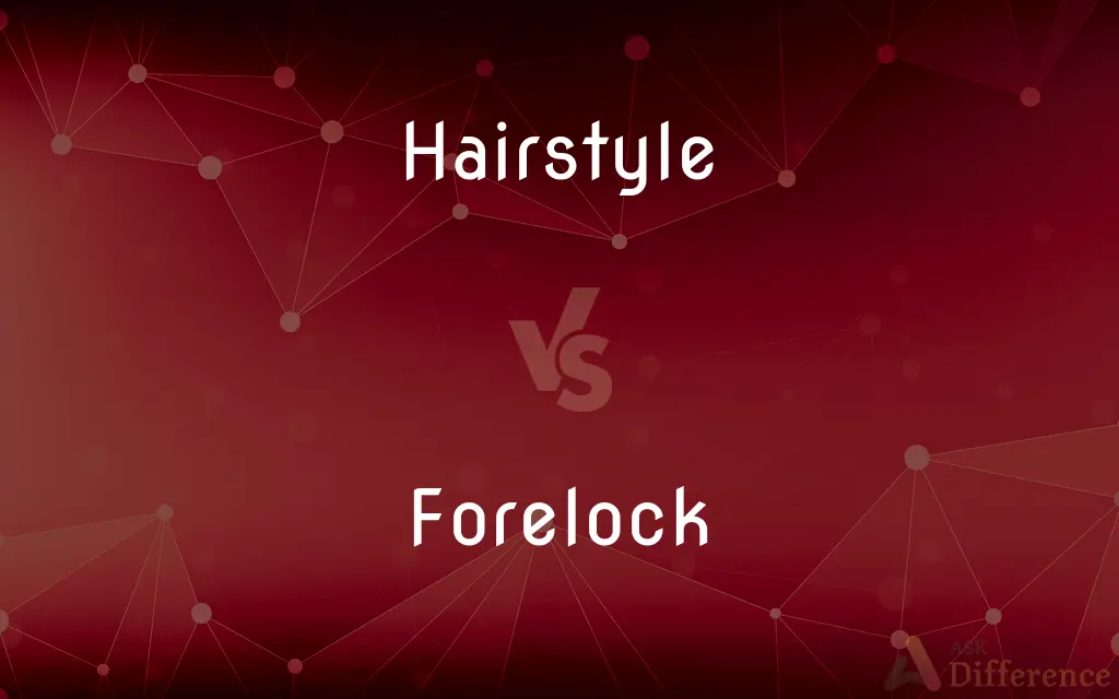 Hairstyle vs. Forelock — What's the Difference?