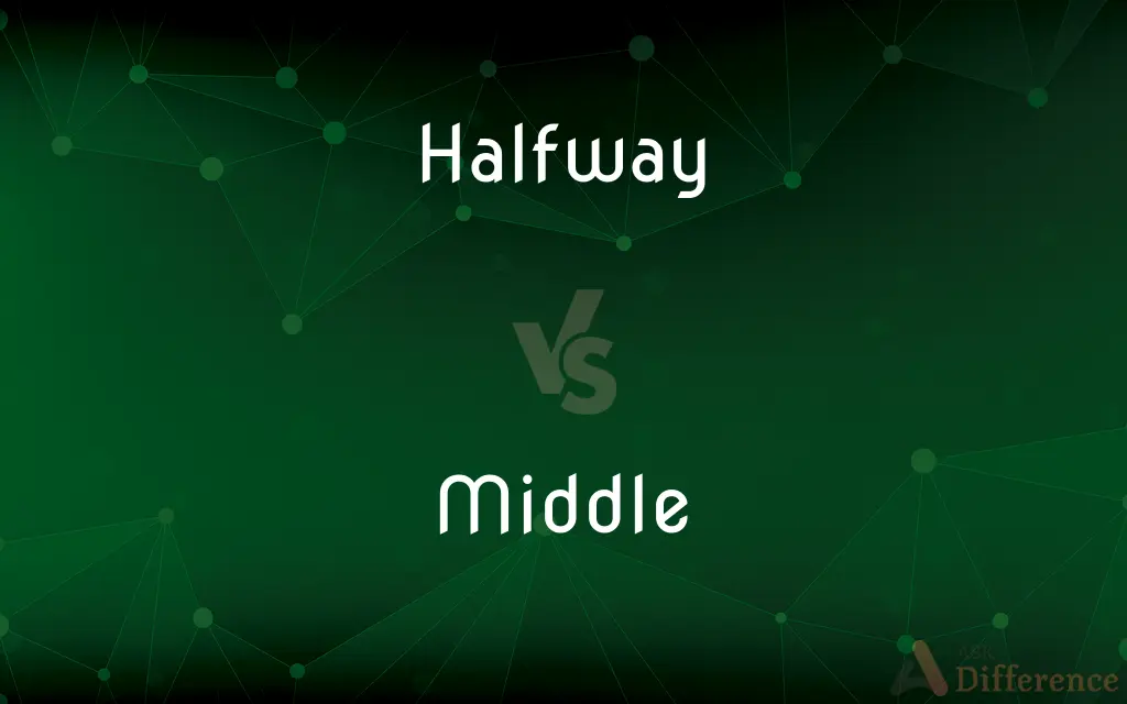Halfway vs. Middle — What's the Difference?