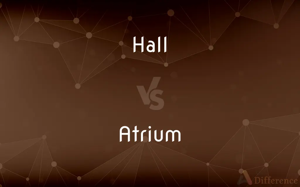 Hall vs. Atrium — What's the Difference?