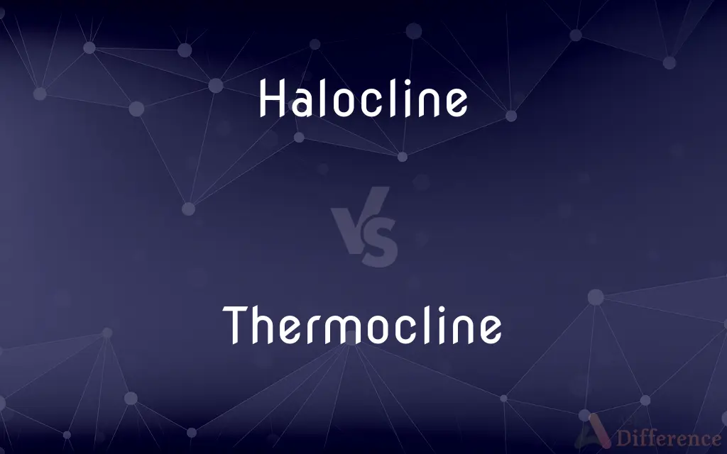 Halocline vs. Thermocline — What's the Difference?