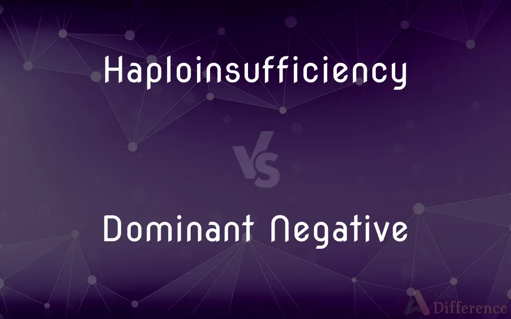 Haploinsufficiency vs. Dominant Negative — What's the Difference?