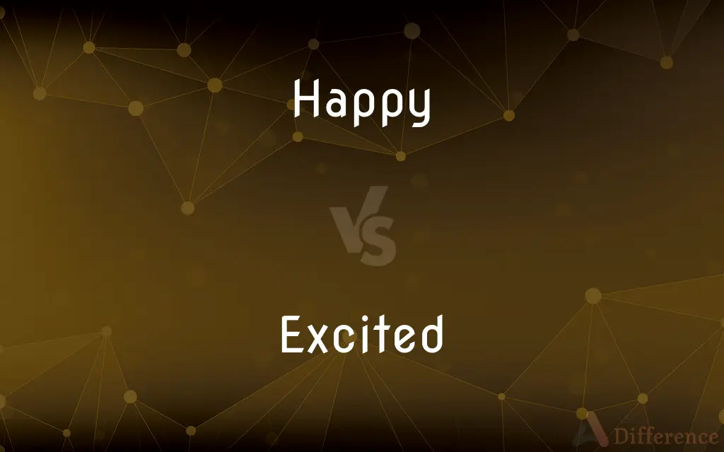 Happy vs. Excited — What's the Difference?