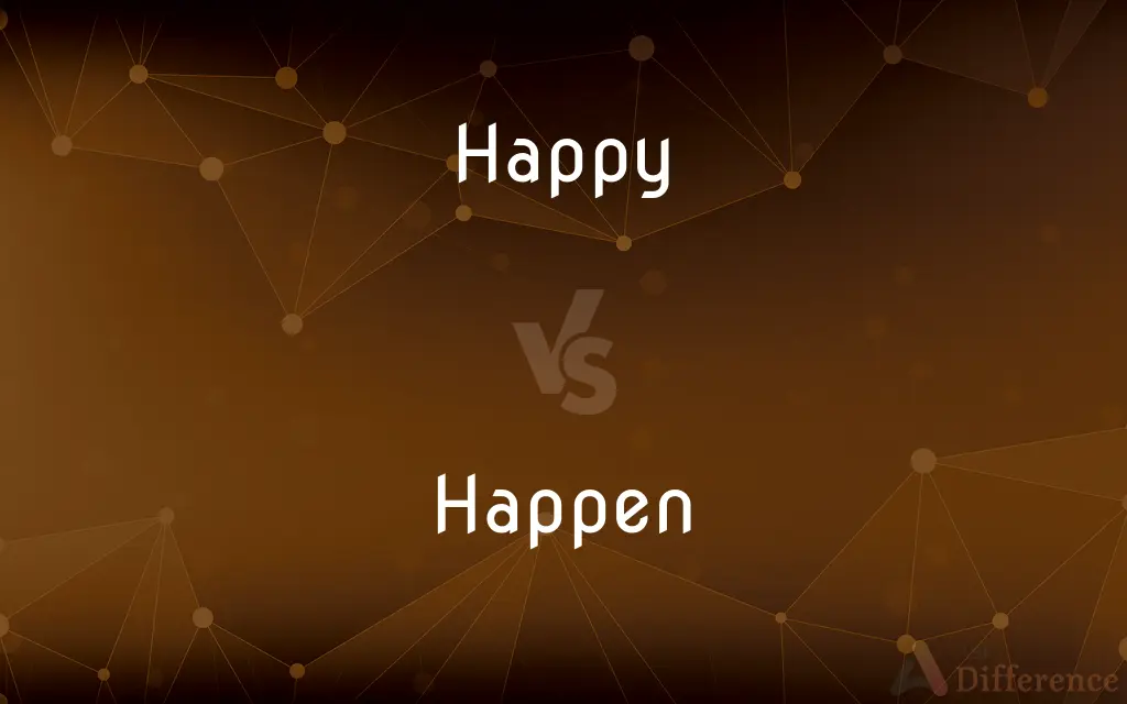 Happy vs. Happen — What's the Difference?