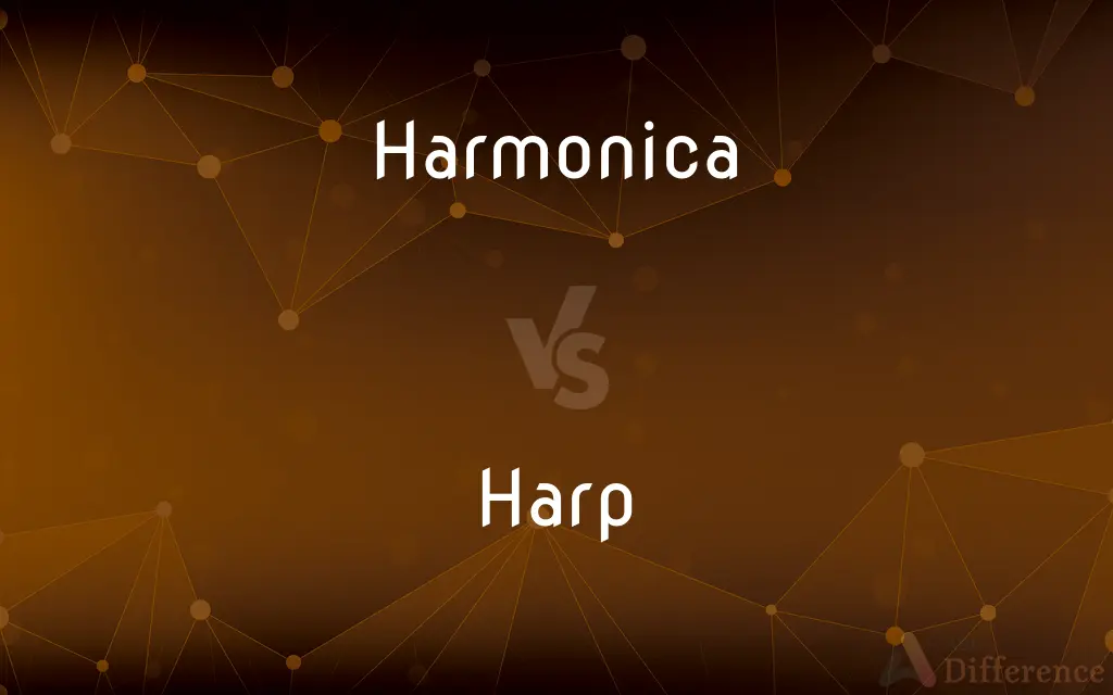 Harmonica vs. Harp — What's the Difference?