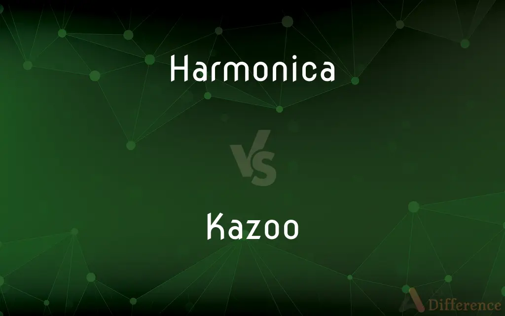 Harmonica vs. Kazoo — What's the Difference?