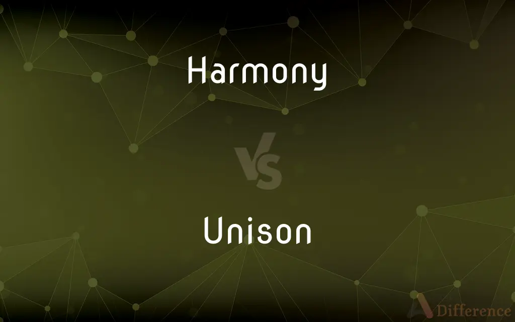 Harmony vs. Unison — What's the Difference?
