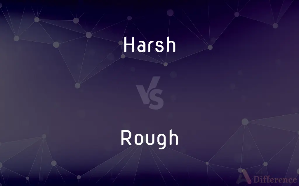 Harsh vs. Rough — What's the Difference?