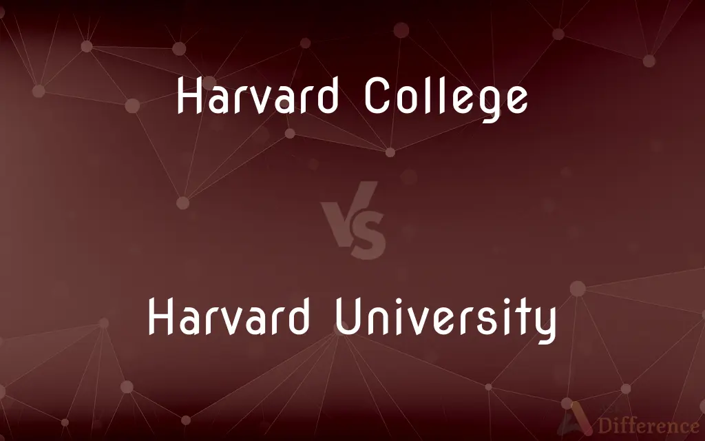 Harvard College vs. Harvard University — What's the Difference?