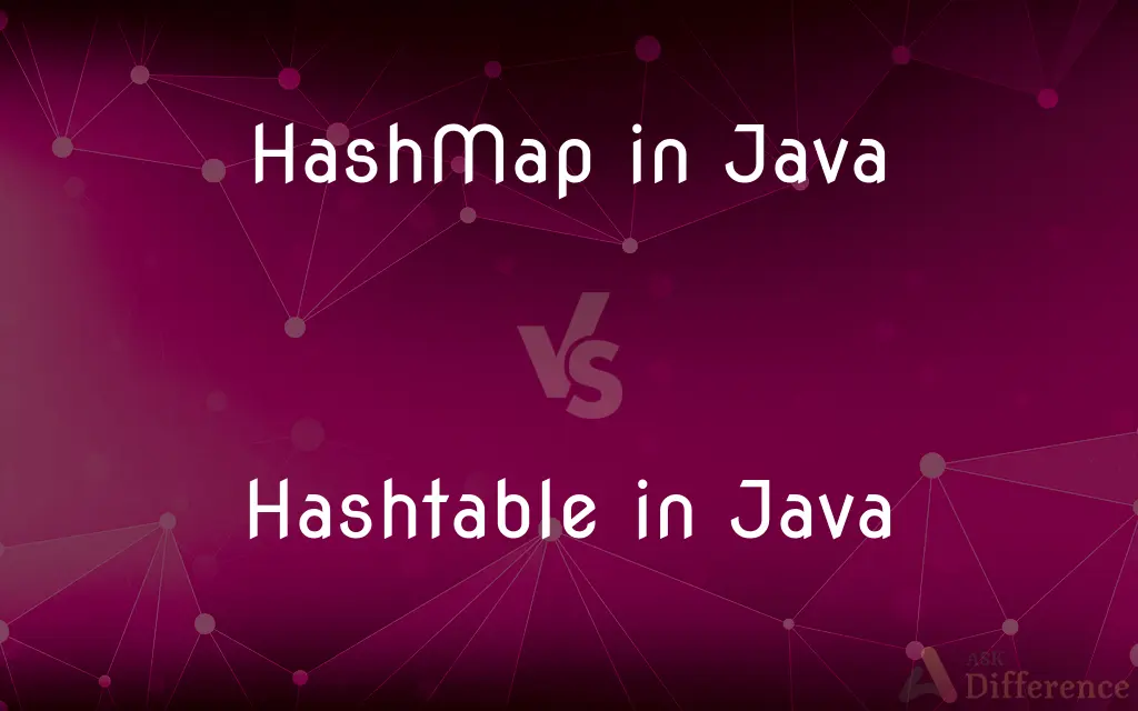 HashMap in Java vs. Hashtable in Java — What's the Difference?