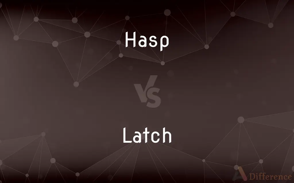 Hasp vs. Latch — What's the Difference?