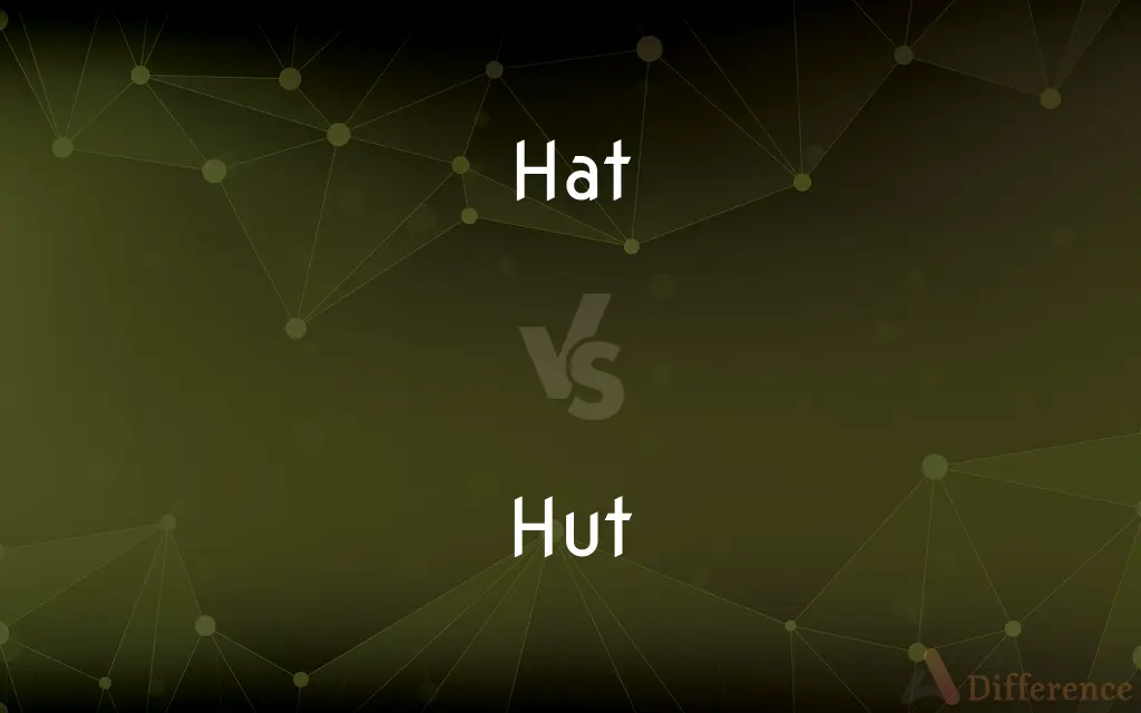 Hat vs. Hut — What's the Difference?