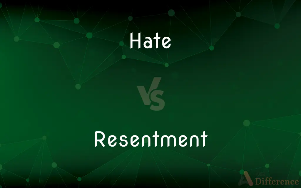 Hate vs. Resentment — What's the Difference?
