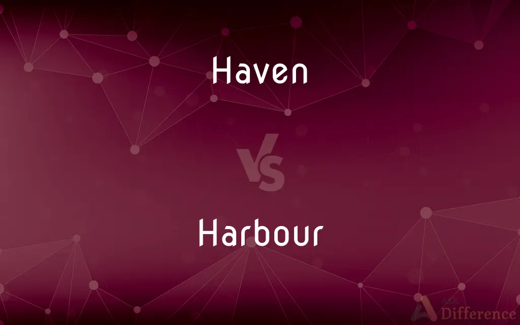 Haven vs. Harbour — What's the Difference?