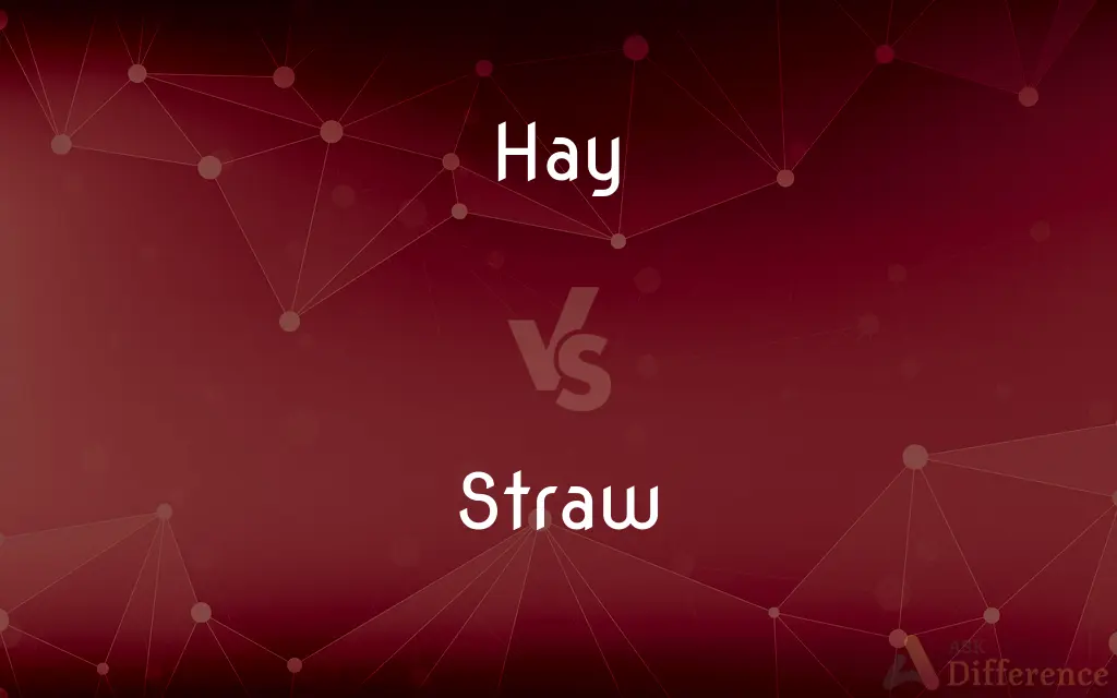 Hay vs. Straw — What's the Difference?
