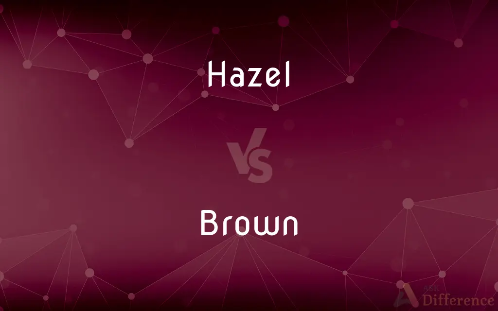 Hazel vs. Brown — What's the Difference?