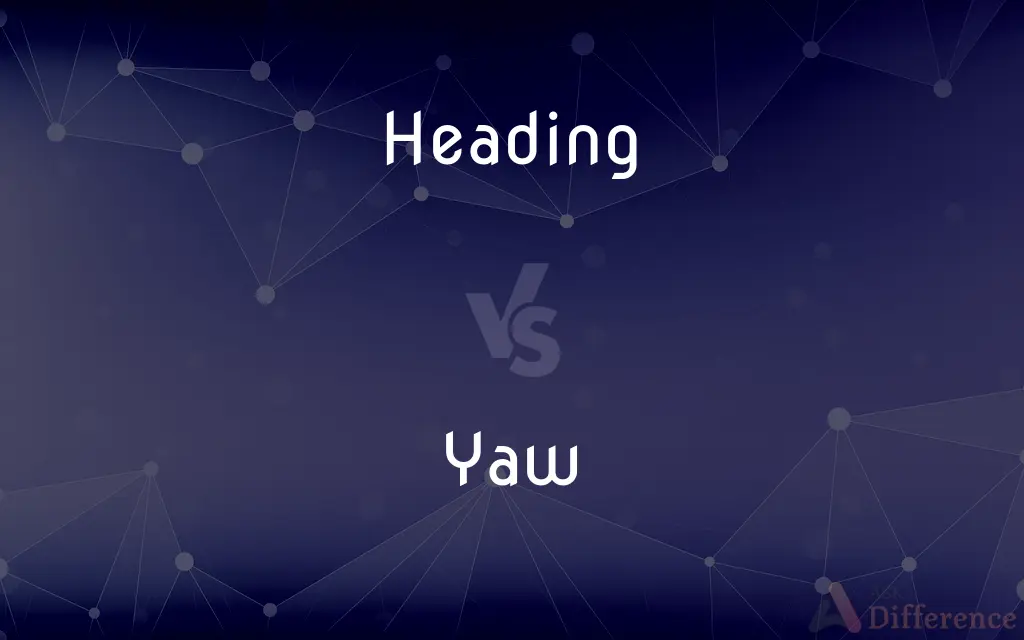 Heading vs. Yaw — What's the Difference?
