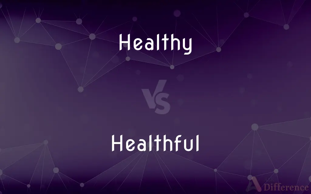 Healthy vs. Healthful — What's the Difference?