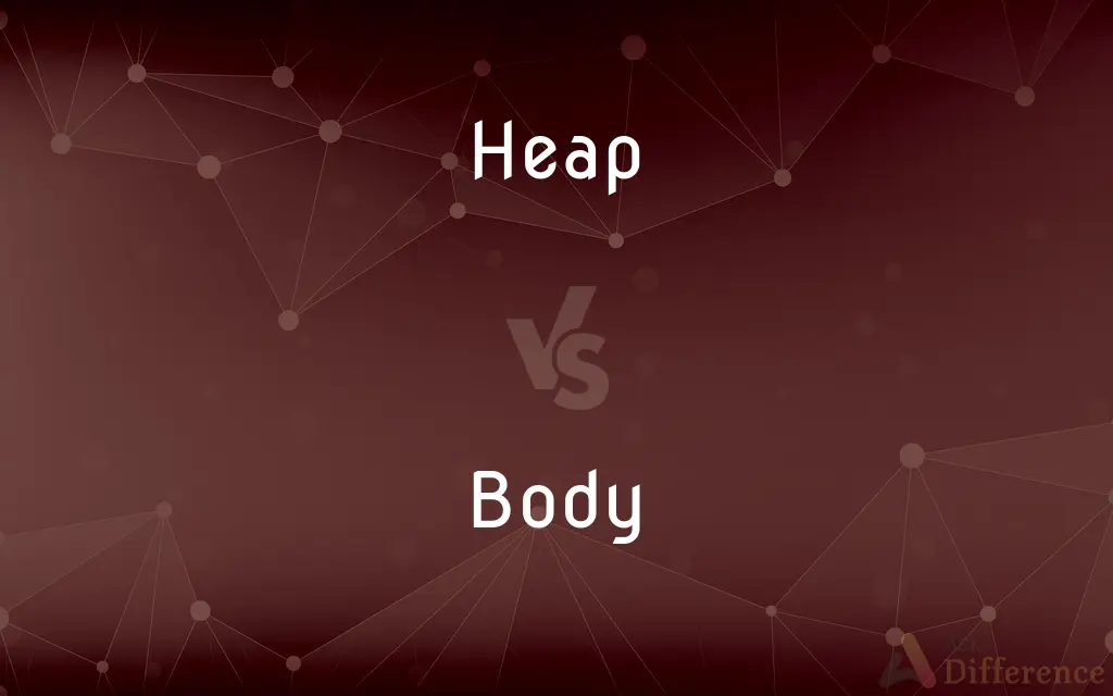 Heap vs. Body — What's the Difference?