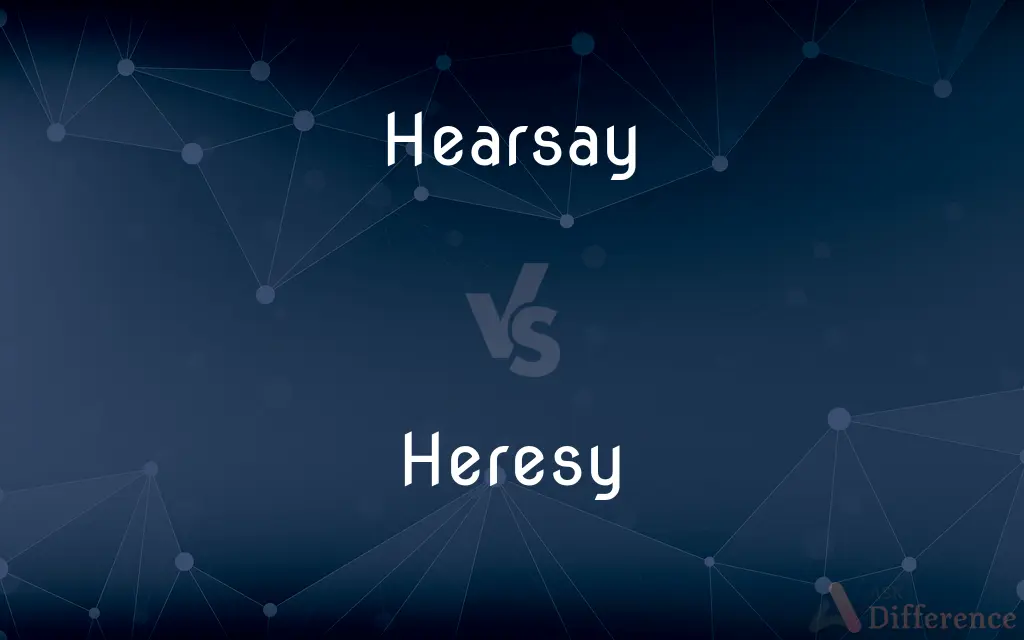 Hearsay vs. Heresy — What's the Difference?