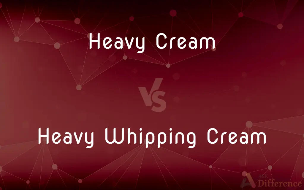Heavy Cream vs. Heavy Whipping Cream — What's the Difference?