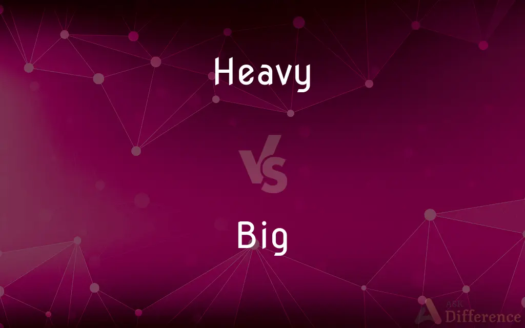 Heavy vs. Big — What's the Difference?
