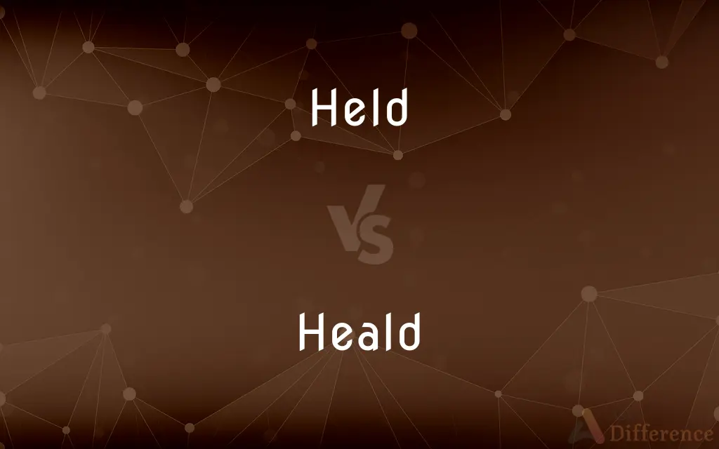 Held vs. Heald — Which is Correct Spelling?