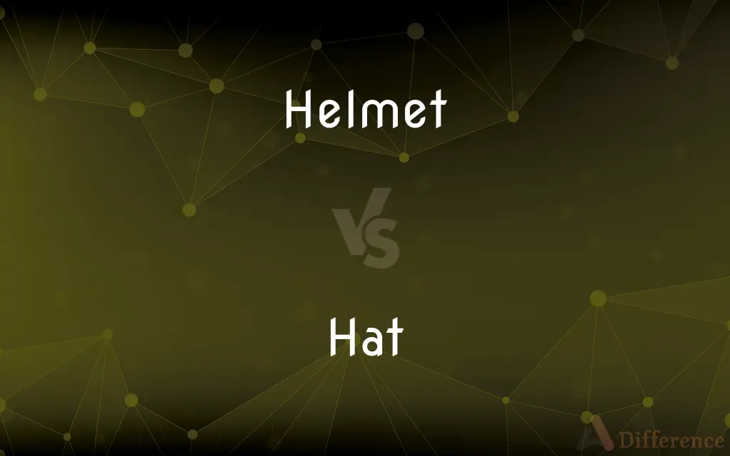 Helmet vs. Hat — What's the Difference?