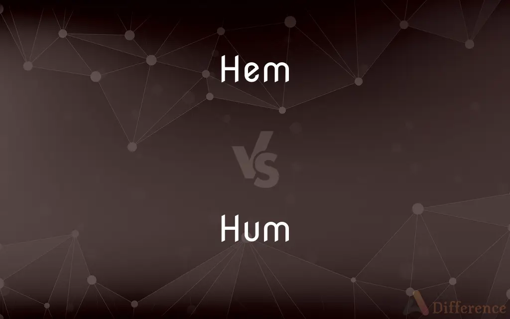 Hem vs. Hum — What's the Difference?
