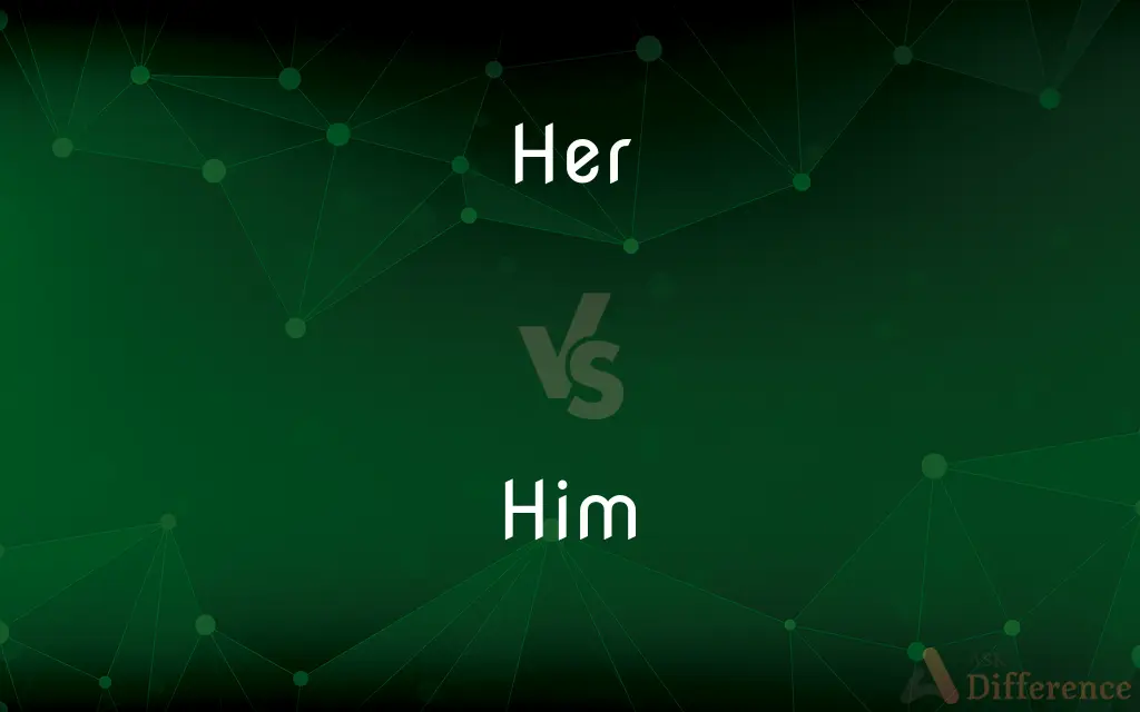 Her vs. Him — What's the Difference?