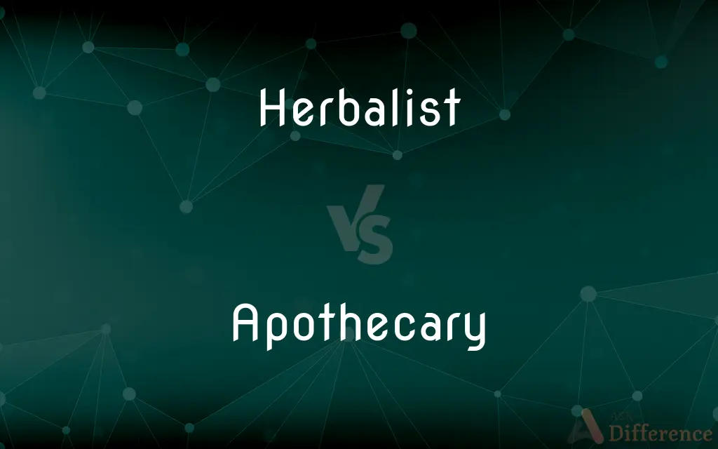 Herbalist vs. Apothecary — What's the Difference?