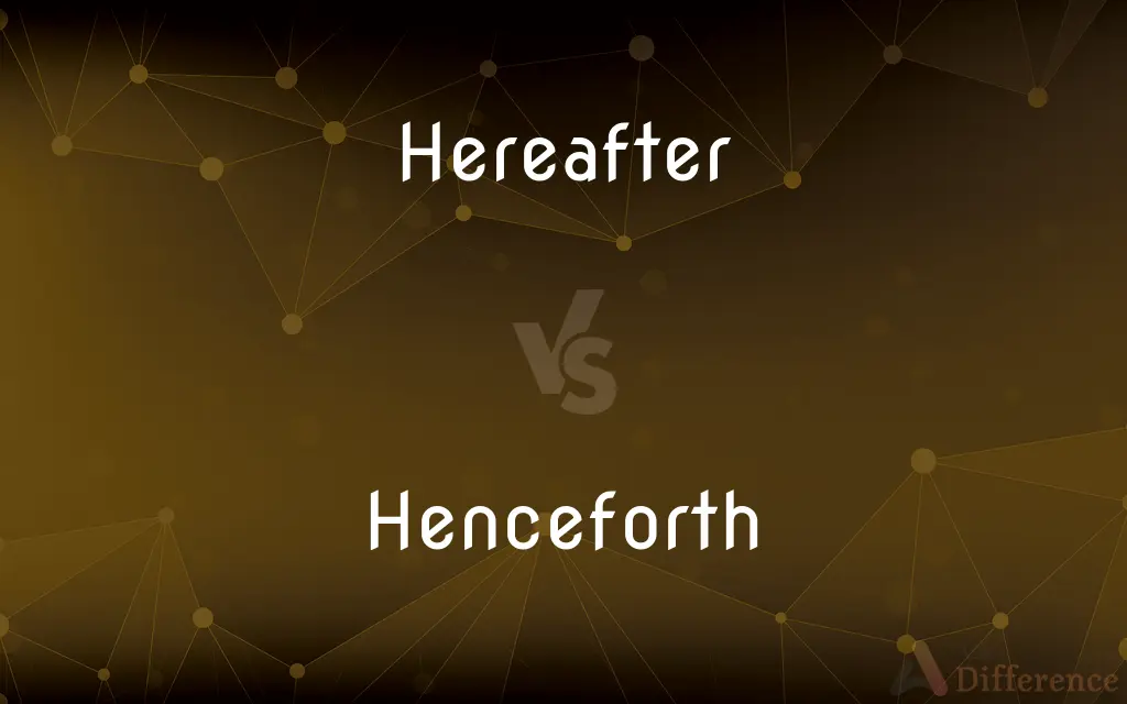 Hereafter vs. Henceforth — What's the Difference?