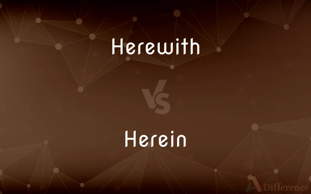 Herewith vs. Herein — What's the Difference?
