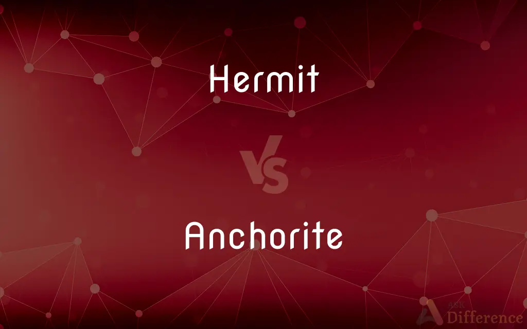 Hermit vs. Anchorite — What's the Difference?
