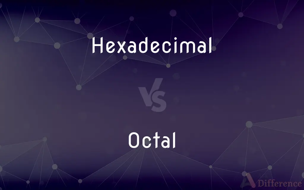 Hexadecimal vs. Octal — What's the Difference?