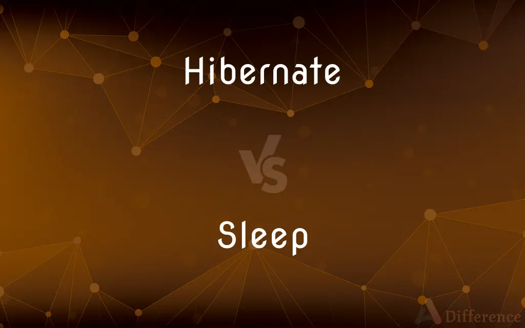 Hibernate vs. Sleep — What's the Difference?