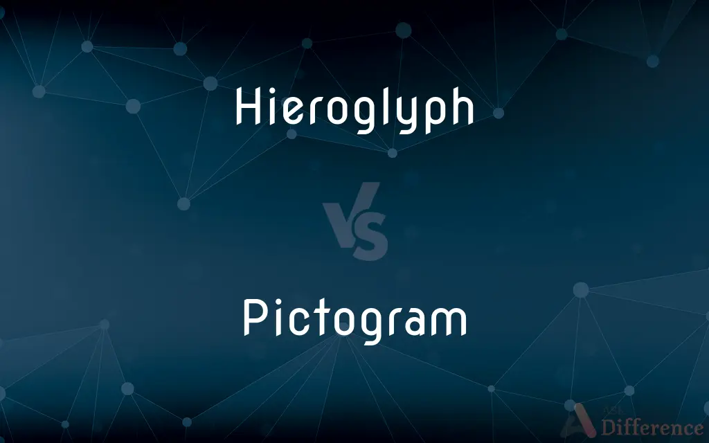 Hieroglyph vs. Pictogram — What's the Difference?